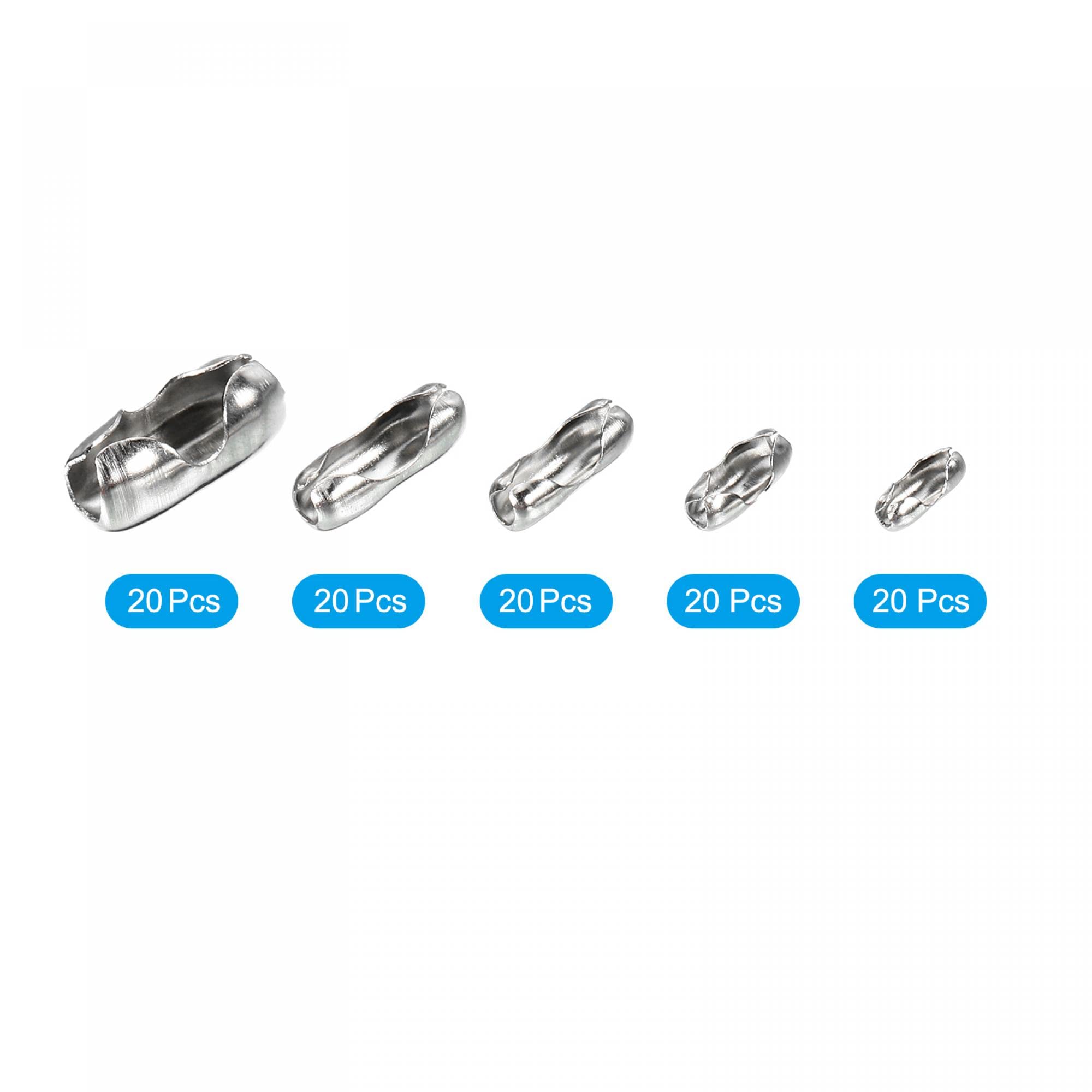 Amazon.co.jp: uxcell ボールチェーンコネクタクラスプ ステンレス鋼